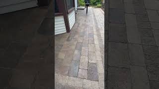 A GAME CHANGER Sealer dries in 5 minutes SureBrickSealers brick sealer paver patio driveway [upl. by Booker]