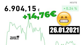 1476€ 🤑 Aemetis GEKAUFT 👍 Mein TRADE REPUBLIC Aktien Depot vom 26012021 tägliches Depotupdate [upl. by Ahsehyt]