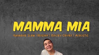 Mamma Mia Karaoke Slow Acoustic Version  Ripley Cover [upl. by Fanny746]