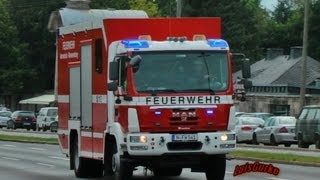 Einsatzfahrten zu ausgelöstem Brandmelder in Nürnberg [upl. by Lewendal]