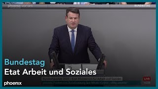 Bundestagsdebatte zum Etat Arbeit und Soziales am 100924 [upl. by Ulyram]