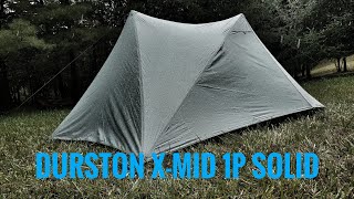 Durston XMid 1P Solid in the Rain [upl. by Rebah]