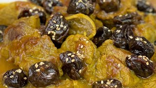 RECETTE SIMPLIFIÉE DU TAJINE D’AGNEAU AUX PRUNEAUX 🥘 Deli Cuisine [upl. by Aranaj248]