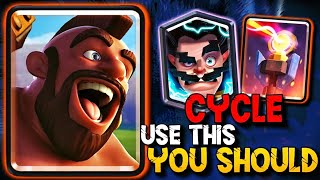 You Should Use This New Hog Cycle Deck Best Cycle Deck for Arena 17 Hog Bandit E Wizard Cycle 2024 [upl. by Onairot]