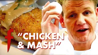 Gordon Ramsays Gourmet quotChicken amp Mashquot  The F Word [upl. by Samson]