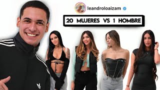 20 CHICAS VS 1 HOMBRE  LEANDRO LOAIZA [upl. by Gerrit]