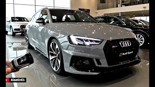 AUDI RS4 2018 NEW FULL Review SOUND Interior Exterior Infotainment [upl. by Scammon]