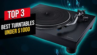 3 BEST Turntables Available On The Market 2023 For Under 1000 [upl. by Fenny540]