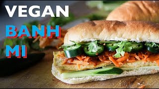 Vegan Banh Mi Recipe  HOW TO MAKE VIETNAMESE Bánh Mì SANDWICH [upl. by Wallace94]