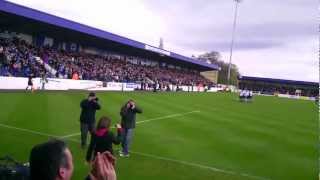 Matty McGinn scores to win chester fc the league title 2011  12 [upl. by Eiramoj]