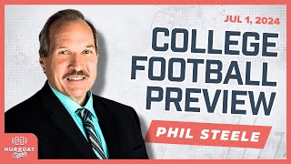 College Football Preview With Phil Steele  Hurrdat Sports Radio [upl. by Poul]