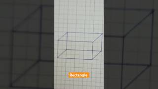 Easy drawing in rectangle shape beginners drawing trending shorts [upl. by Lainad654]