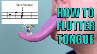 How To Flutter Tongue [upl. by Ahsatel]