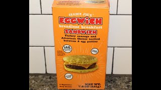 Trader Joe’s Eggwich Breadless Breakfast Sandwich Review [upl. by Arela219]