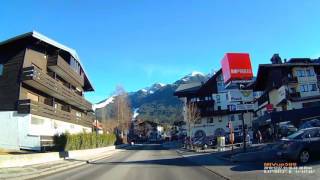 A Gemeinde Seefeld in Tirol Bezirk InnsbruckLand Ortsdurchfahrt Dezember 2016 [upl. by Sidwohl]