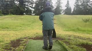 Video226  PLU Meadows  Par 54  Disc Golf Round [upl. by Airbma]