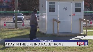 Residents share what life is like inside Greensboro’s pallet homes [upl. by Weidner]