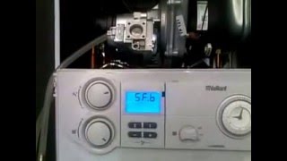 Vaillant Ecotec  637 System boiler burner pressure too lowmp4 [upl. by Vevina]