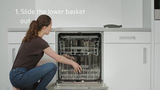 How to change the lower spray arm of your AEG dishwasher [upl. by Ernaldus]