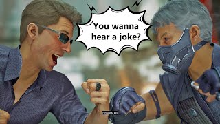 Mortal Kombat 1  Humorous Dialogues with Johnny Cage [upl. by Lightfoot442]