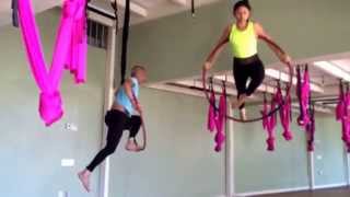 Aerial hoop class performance [upl. by Nora]