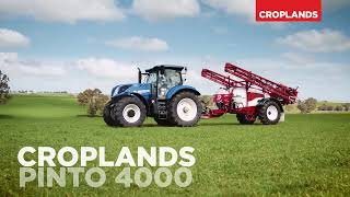 Croplands Pinto 4000  Broadacre Sprayer [upl. by Edieh]