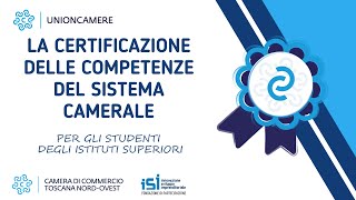 La certificazione delle competenze del sistema camerale [upl. by Ulberto961]