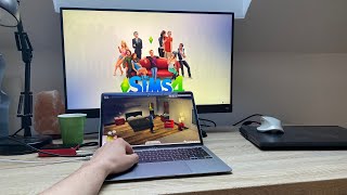 The Sims 4  MacBook Air M1 Base Model  External Display Gaming Test 2023 [upl. by Adah]