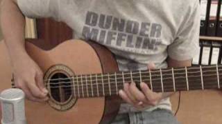 Theme song of quotThe Officequot US on classical guitar [upl. by Aneerbas392]