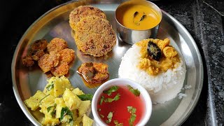 Goan Lunch thali recipe in Konkani sungtachi Thali prawns splgoan cooking goanfood [upl. by Nwad]