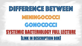 Difference between Meningococci and gonococci with trick [upl. by Ronal]