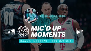 Manuel Mazzoni  Micd Up Moments  Basketball Champions League 202223 [upl. by Cockburn]