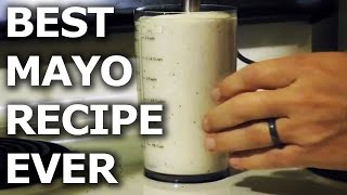 BEST Mayonnaise Recipe EVER  How to Make Homemade Mayo  BroBryceCooks [upl. by Acinoev]