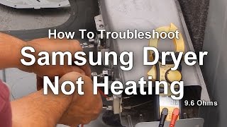 Samsung Dryer Belt Replacement  Fix a Samsung Dryer That Wont Start  Samsung Dryer Wont Spin [upl. by Padgett]