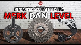 Mencampur Groupset Road Bike Berbeda Merk dan Level 184 [upl. by Eelyahs354]