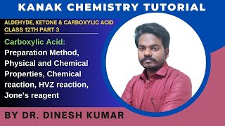 Carboxylic Acid  Part 3  12th  Preparation Methods Chemical amp Physical Properties  HVZ reaction [upl. by Colley918]