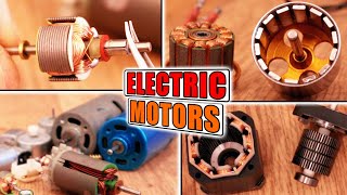 Types Of Electric Motors  DC  AC  Synchronous  Brushless  Brushed  Stepper  Servo [upl. by Carolynne145]