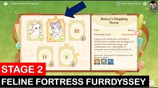 Stage 2 – Bunnys Hopping Home  Furball Fortresss Frightful Fix  Genshin Impact [upl. by Riamu]