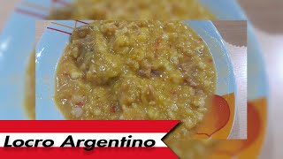 🇵🇪 LOCRO ARGENTINO  DESAYUNO RICO RAPIDO Y FACIL [upl. by Ahsemat]