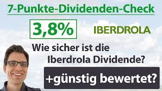 Versorger mit 88 Dividendenwachstum Iberdrola Aktienanalyse Wie sicher ist die Dividende [upl. by Brunhilde]