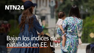 Tasa de natalidad en Estados Unidos está en uno de sus niveles más bajos de las últimas décadas [upl. by Novy417]