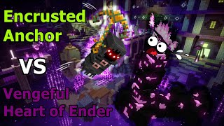 Vengeful Heart of Ender vs Encrusted Anchor Apocalypse25  Minecraft Dungeons [upl. by Gilberto]