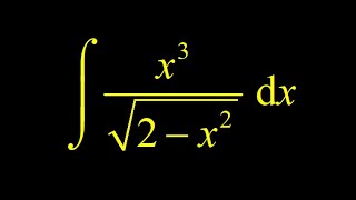 Integrate x3sqrt2x2 using a formal u substitution Let u equal the inside of the square root [upl. by Einafit809]