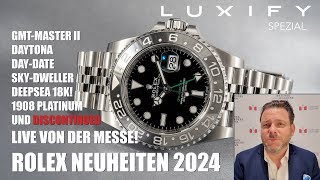 Rolex Neuheiten 2024  das Handson plus Discontinued Rolex Models der Watches and Wonders [upl. by Anirbaz]