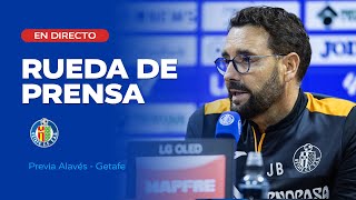 EN DIRECTO  Rueda de prensa de José Bordalás [upl. by Lanevuj]