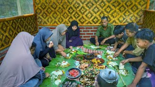 Spesial ipar amp mama mertua masak hidangan untuk makan bersama  menanam panen hingga memasak [upl. by Irene]