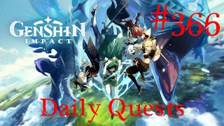 Genshin Impact Walkthrough Part 366  Daily Quests 95 No Commentary [upl. by Shuler]