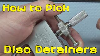 791 How to Pick Disc Detainer Locks [upl. by Attenaj]