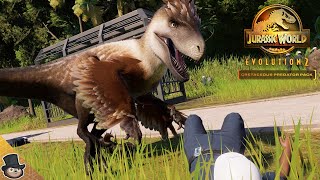 UNIQUE UTAH KILL Utahraptor Showcase  Jurassic World Evolution 2 Cretaceous Predator Pack [upl. by Jacquetta795]