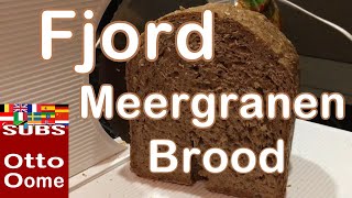 Brood bakken met broodbakmachine  Scandinavisch Fjord meergranen brood [upl. by Refotsirc]